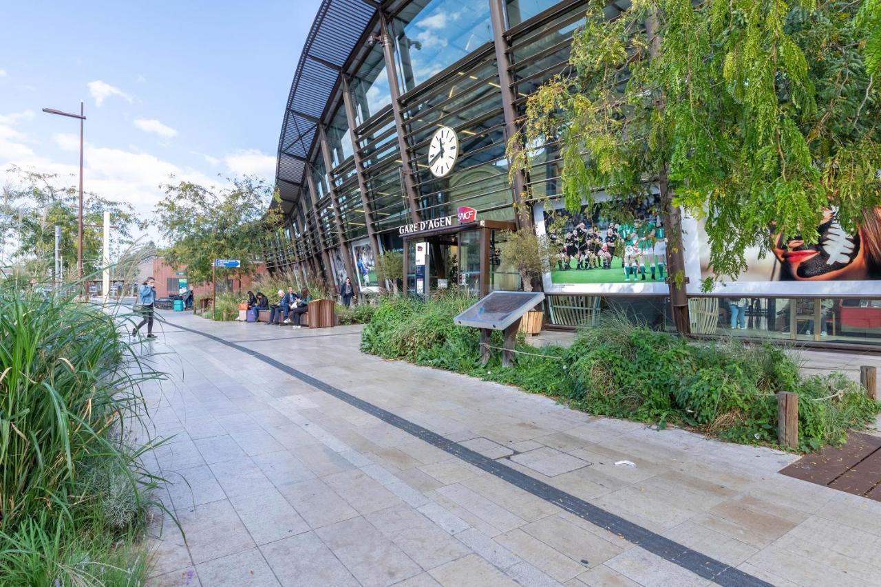 Appar Quartier Calm Coeur De Ville 아쟁 외부 사진