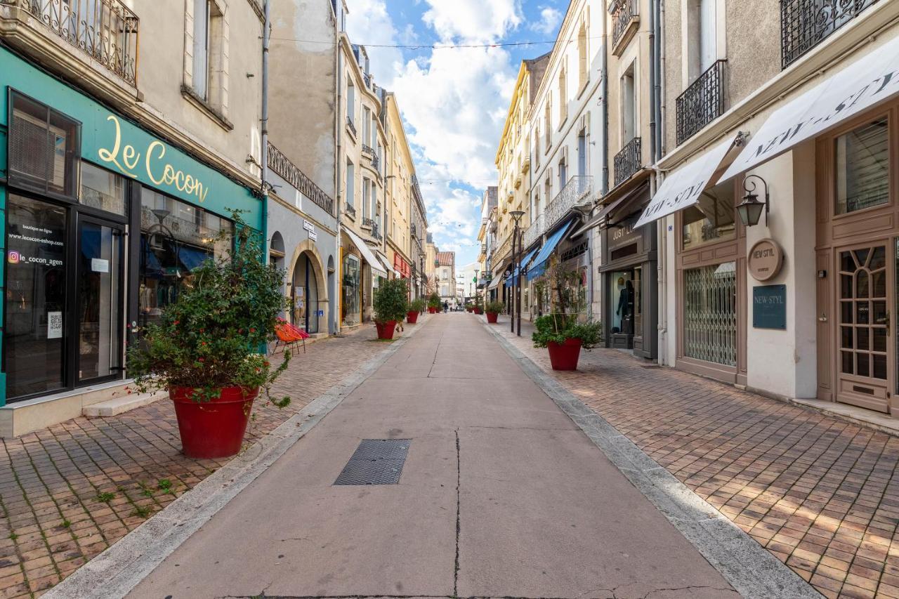 Appar Quartier Calm Coeur De Ville 아쟁 외부 사진